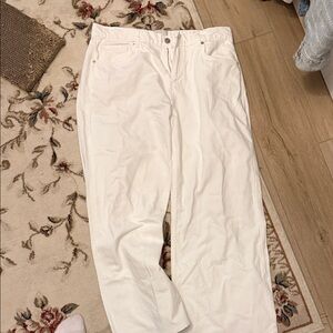 Reformation White Cary Jeans